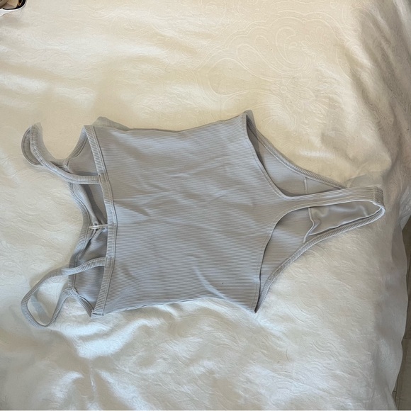 Aritzia Wilfred bodysuit light blue - Picture 3 of 6